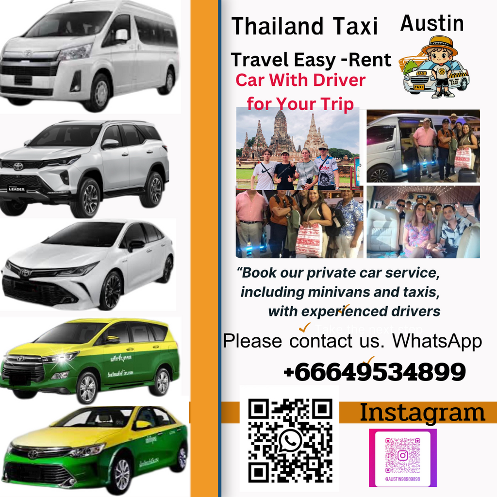 “Private Car,Van Bangkok-Ayutthaya Full day Tour”